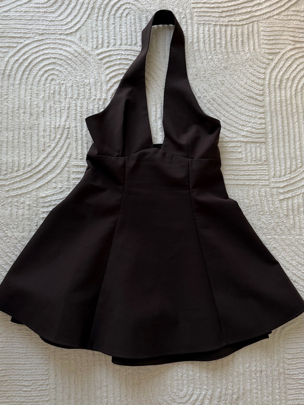 Zara Black Halter Mini Dress